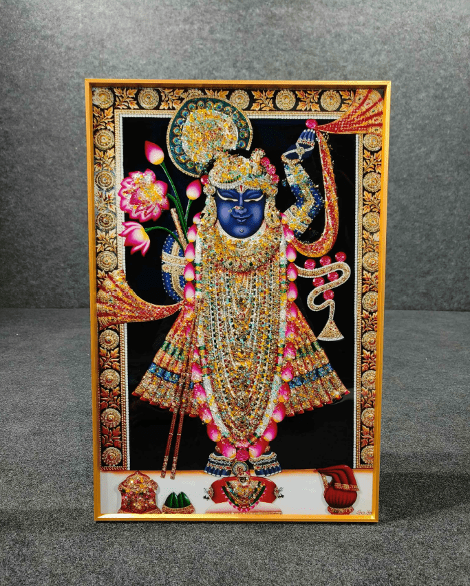 God Idol Wall Painting Style 2